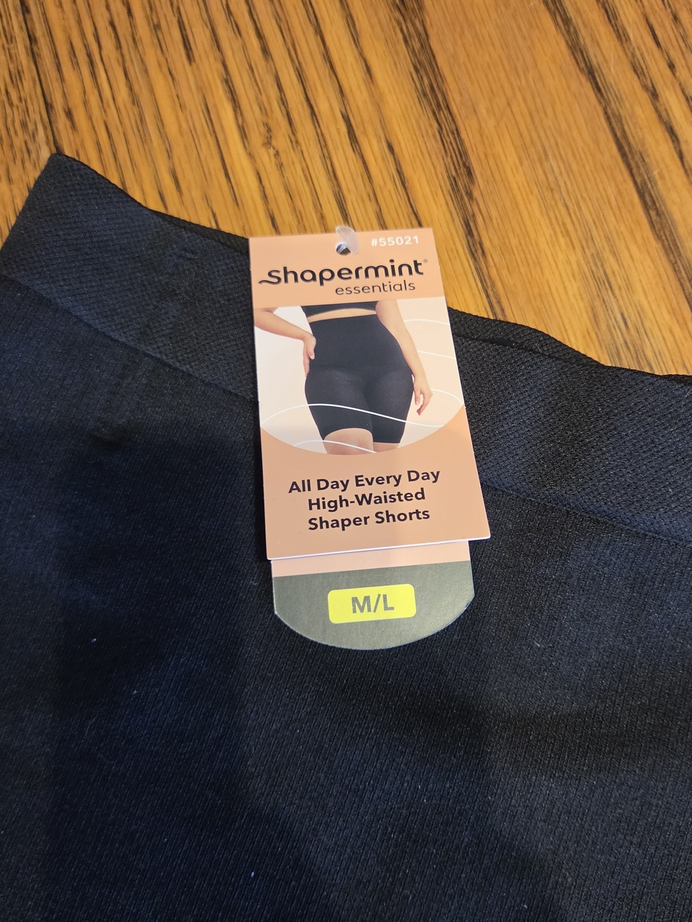 Shapermint Black High-Waist Shaper Shorts